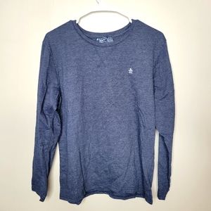 Original Penguin Blue Long Sleeve Medium